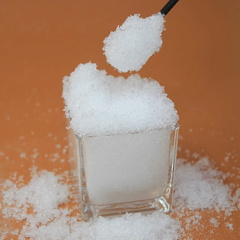 Professional manufacture instant snow just adding water expanding snow for decoration