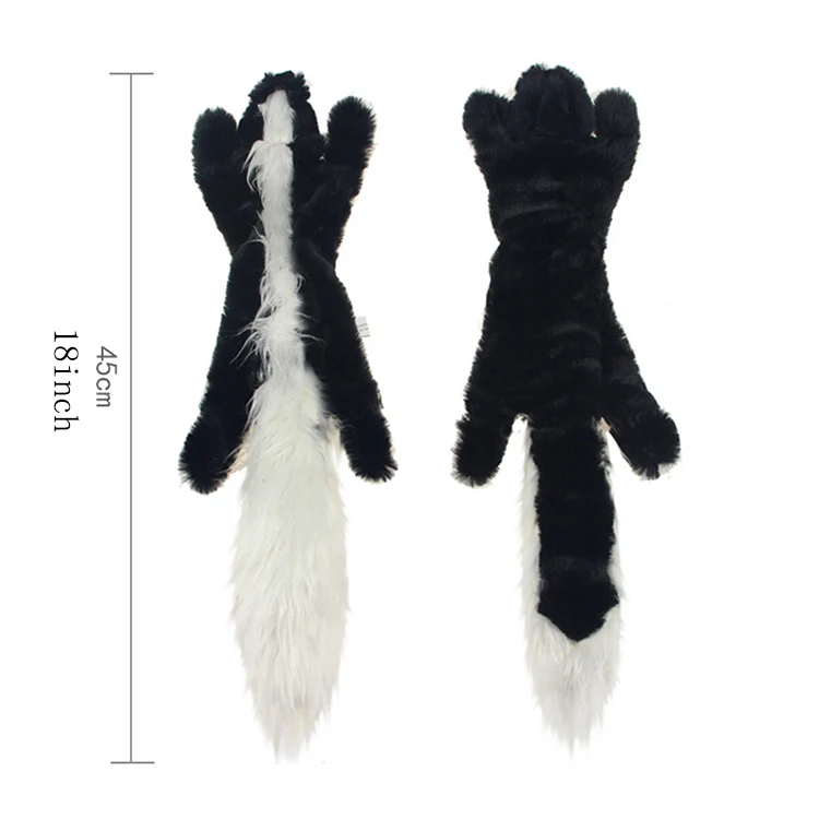 Wholesale Eco-friendly Cute Animal Shape Durable Plush Molar Teeth Squeaky Pet Dog Toy