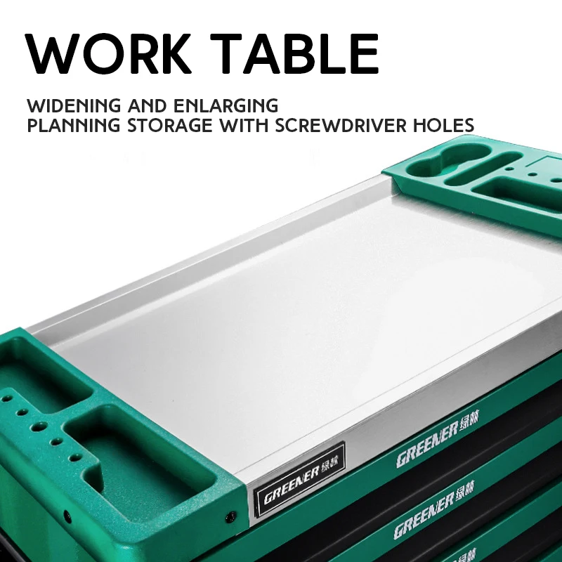 Lvlin Heavy-Duty Multifunctional Auto Repair Toolbox for Car Room Tool Cabinet Storage Quality Vehicle Repair Hardware Cart