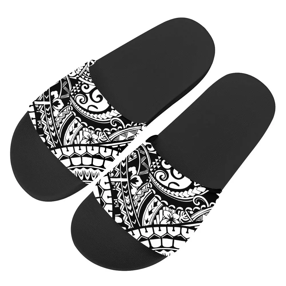 Hawaii Flower Sandals Shoes Women Custom Printing Designer Cheap Bathroom Sandal Female