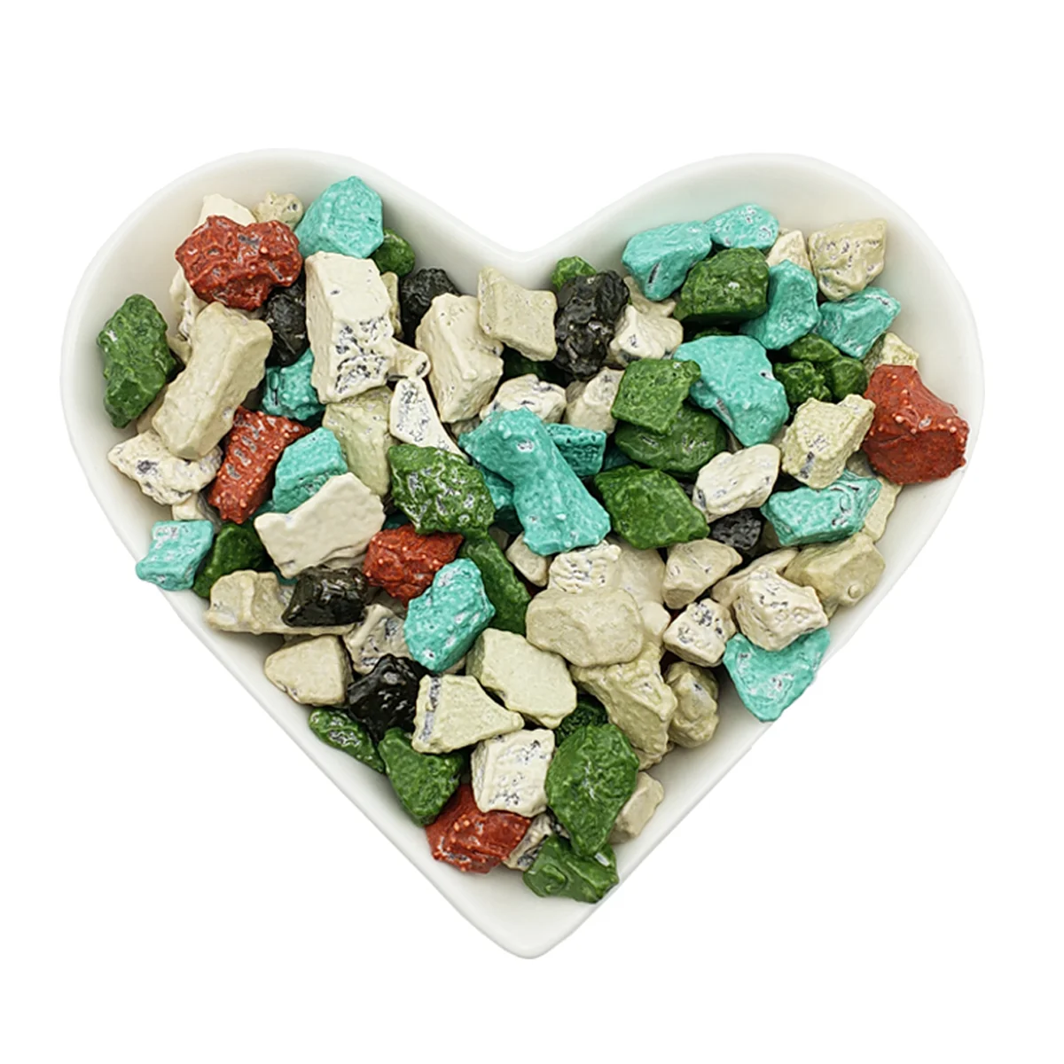 Halal Chocolate Brands Candies Chocolate rock  with multi-colours stone chocolate