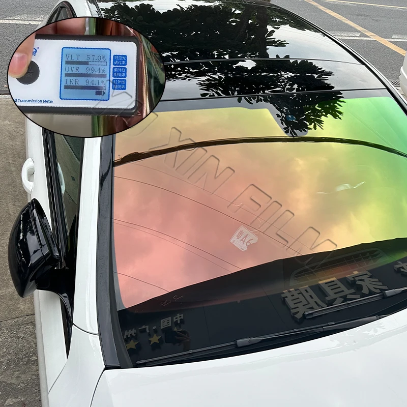 Sunset Red Chameleon Window Film Car Window Tint Windscreen Solar Windows Chameleon Tint