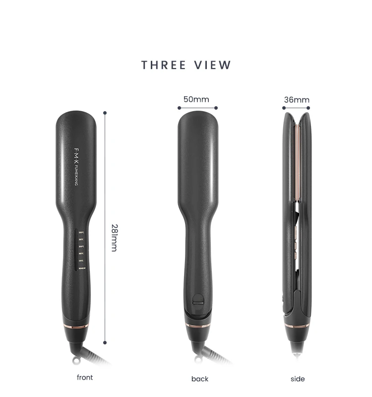 Ions New Professional Widen Hot Plates Hair Flat Iron Shinny Shot Hair Straightener Ceramic hair Straightening iron