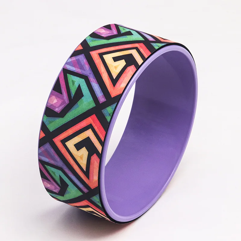 changnore Private Label Color Natural PU Yoga Wheel Yoga Wheel Roller Column Eva Paint Foam Roller