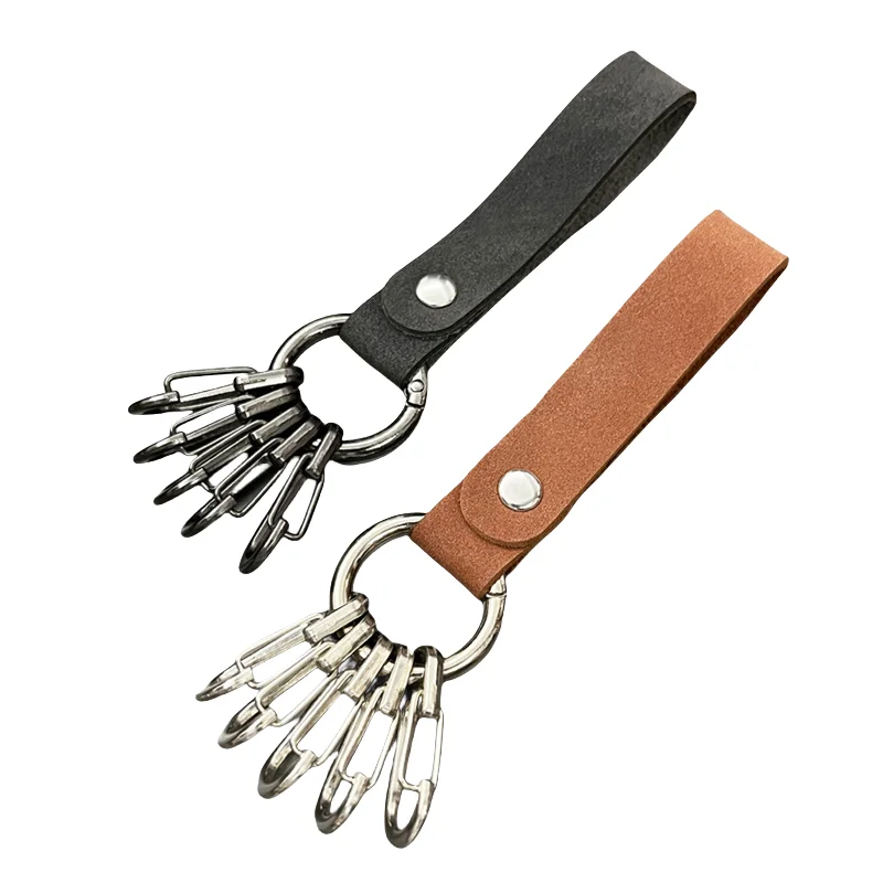 Alloy Carabiner Bottle Hook Keychain Buckle Hanging Padlock Release Keyring Camping Hiking tents Spring Snap Hook