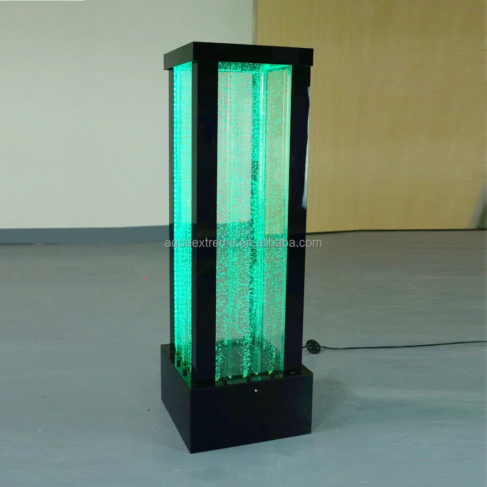 Home Decoration Water Bubble Panel Water Bubble Wall Divider Column LED Light Changing Color With Remote Controller