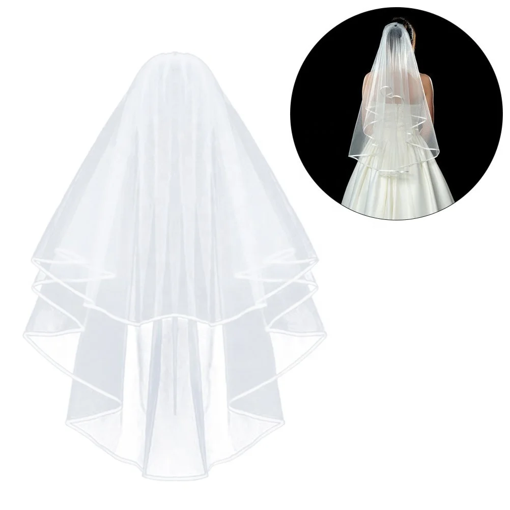 Wholesale Bachelorette party gifts white bride to be veils