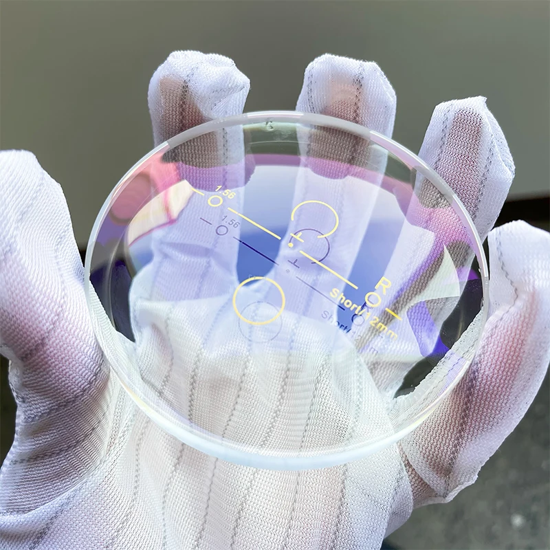 High Quality Semi finished 1.56 Progresssive lenses glasses blue cut lenses hmc optical lens wholesale