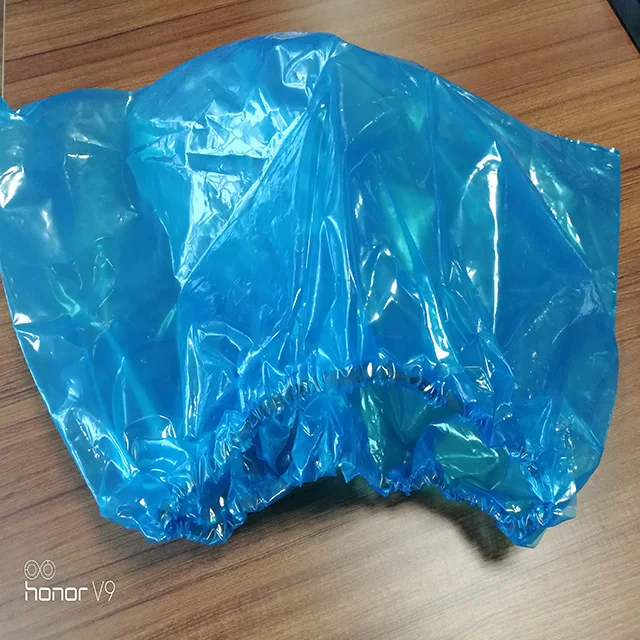 Bath cap type VCI antirust bag shoe cover type bundle mouth antirust bag use for antirust of raised parts of metal products