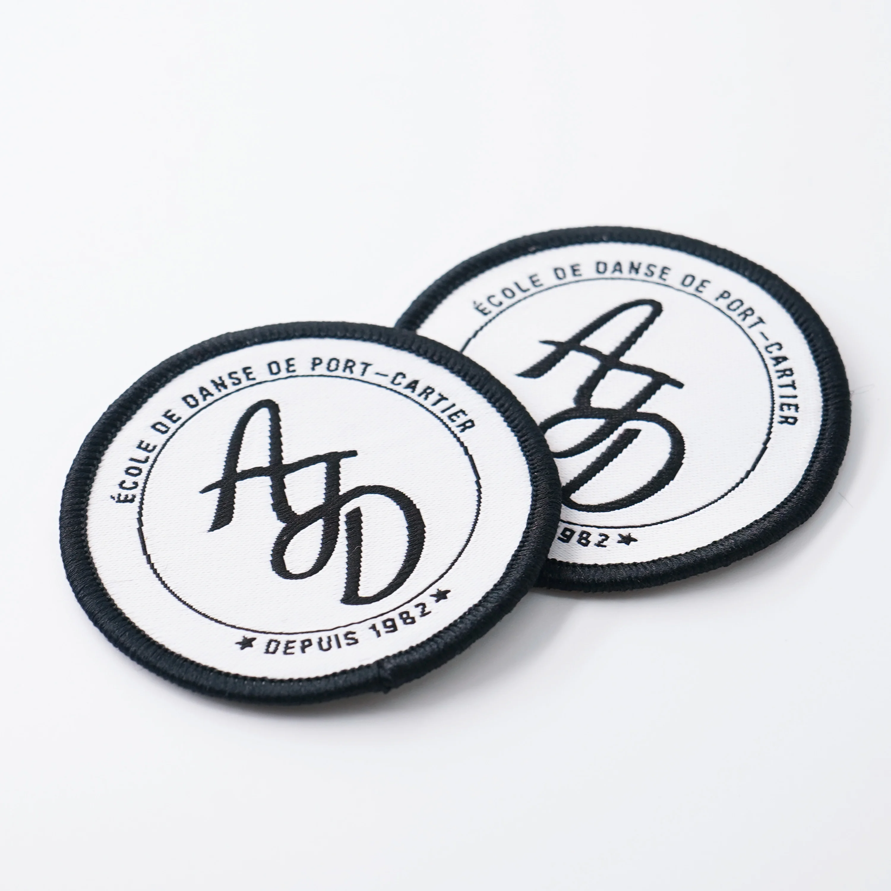 Custom Fashion Accessories Cartoon Astronaut Woven Embroidery Patches Iron On Butterfly Patch