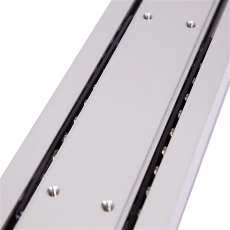 600mm solid aluminum saw guide rail 2 folds heavy duty load drawer slide rail aluminium guide rail