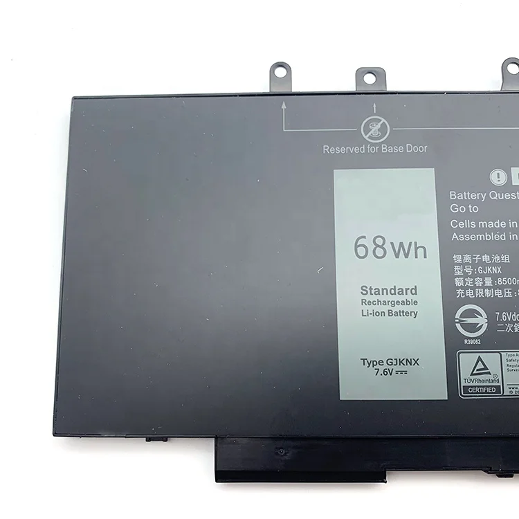 GJKNX 68Wh 7.6V Laptop Battery Replacement for Dell Latitude 5480 5580 5280 5590 5490 E5480 E5580 E5490 E5590 Precision 15 3520