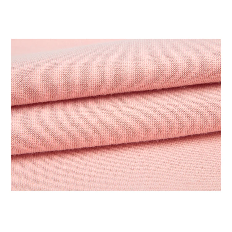 KF1147  50%cotton 50%poly  360gsm korea style brush  Knit Double Side Brushed One Side Anti Pilling cottonr Polar Fleece Fabric