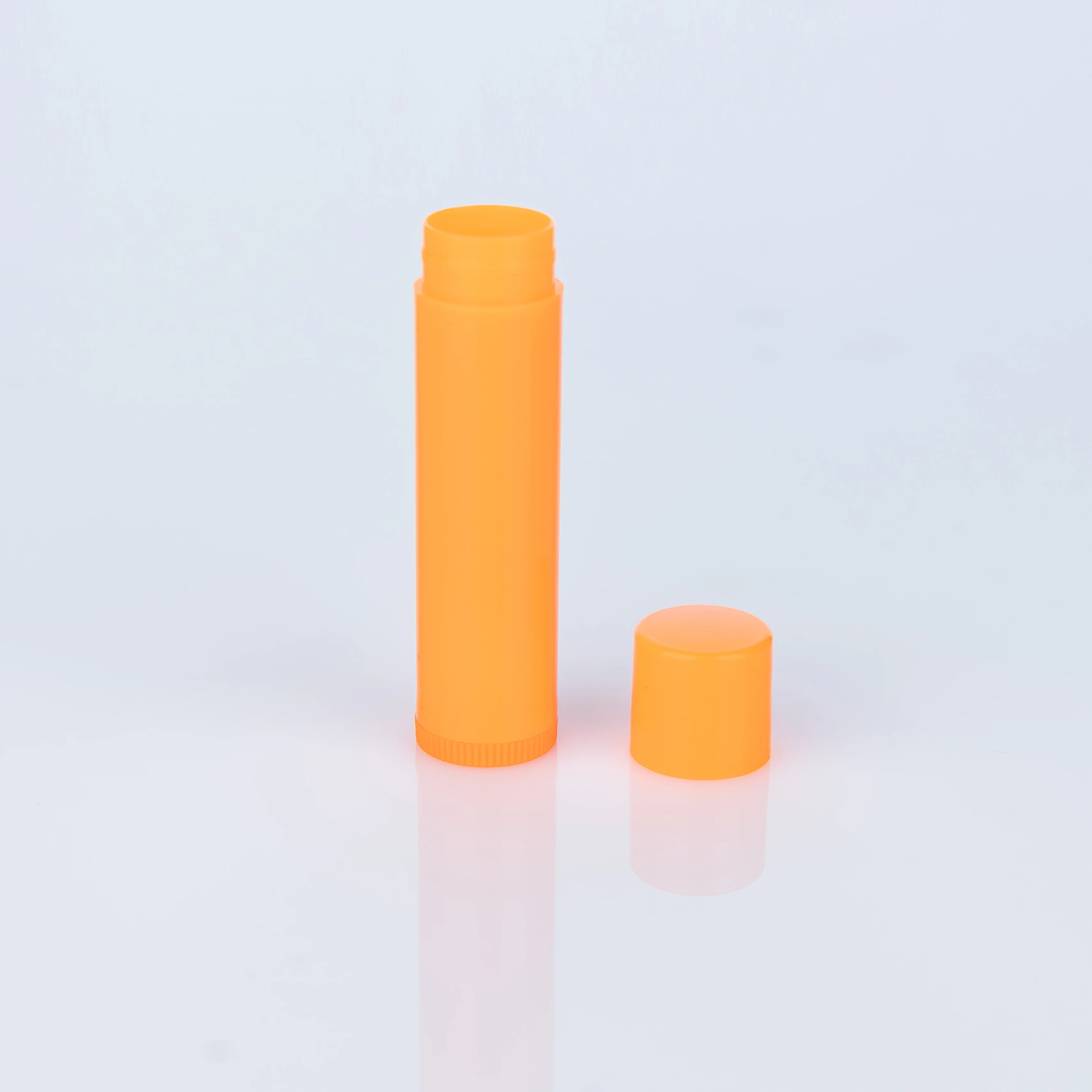 4.5g Pink round plastic lipstick container DIY empty lip balm tubes Custom Cosmetic Packaging Lipstick Tube Mini Lip Balm Tube