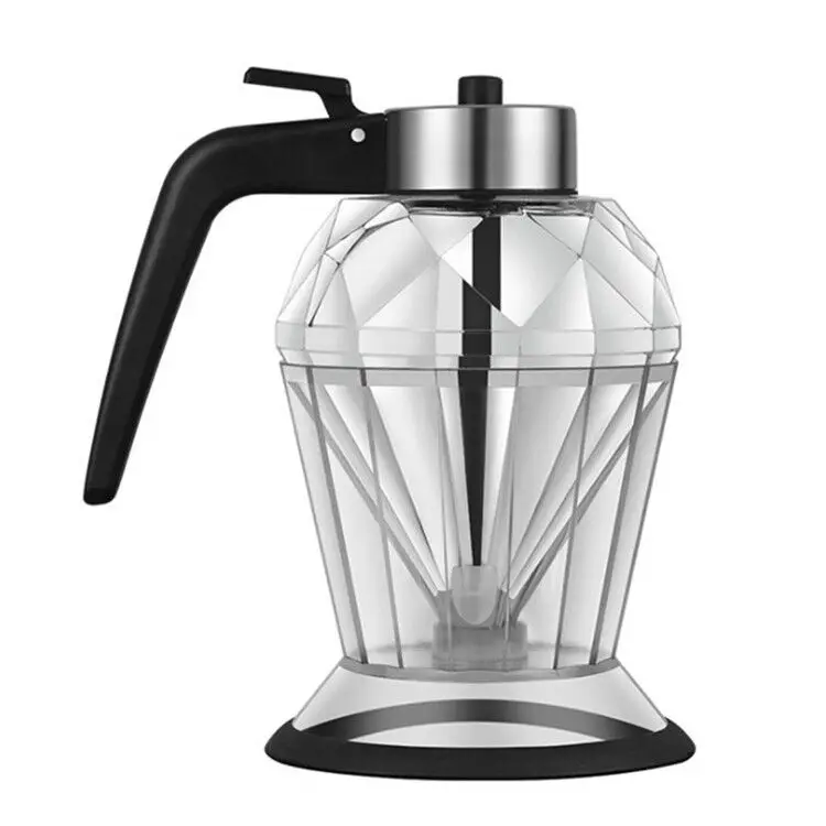 F2-353 Modern Push-type Spray Bottle Jar, Large-caliber Fried Steak Barbecue Spray Can Dust-proof And Oil-control Glass Oil Can