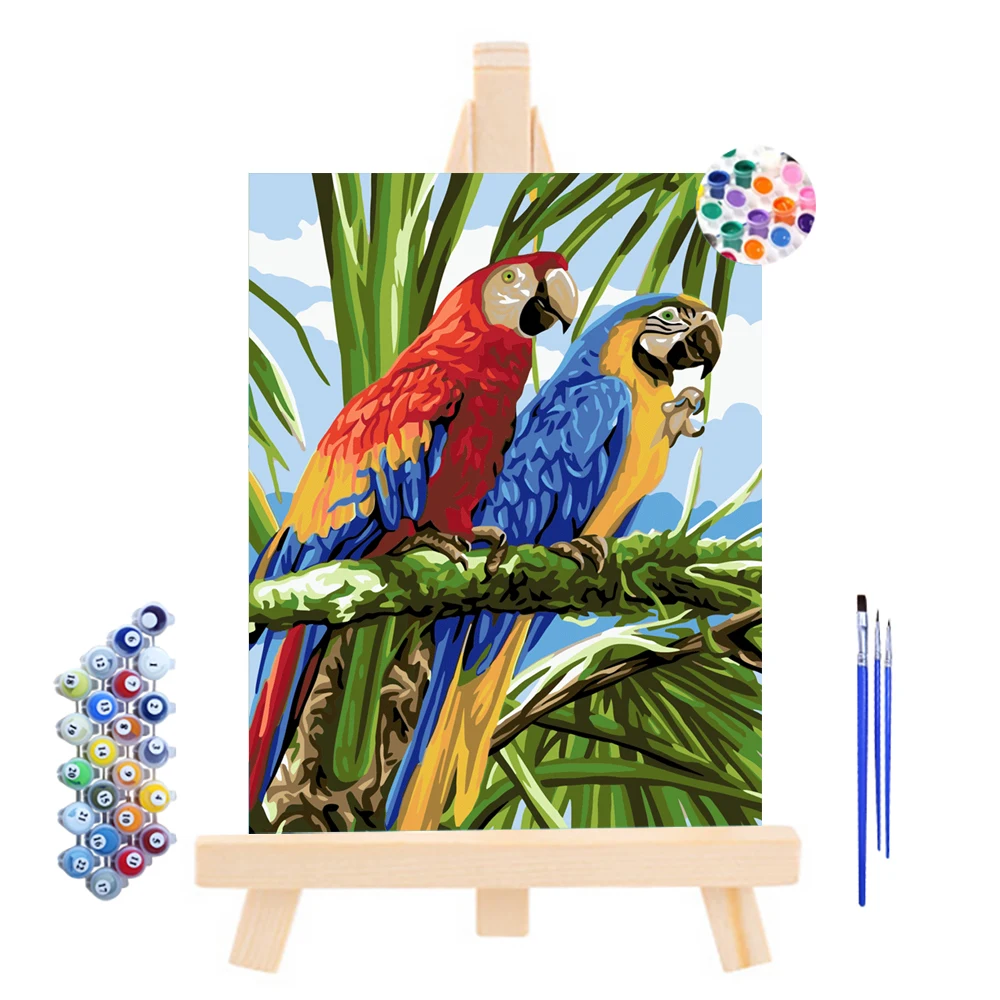 Cute Dog Pictures Paint by Number Oil Painting Brushes Oil Painting Essentials Digital Oil Painting Art