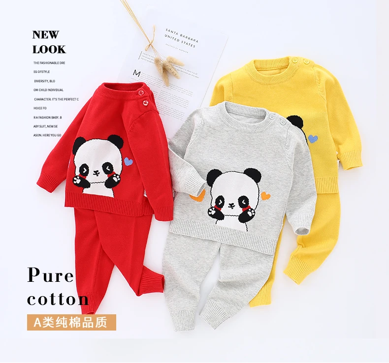 
Baby sweater pullover for boys and girlsHigh quality factory making the Cotton Autumn Unisex Baby Sweaters with Custom Design 