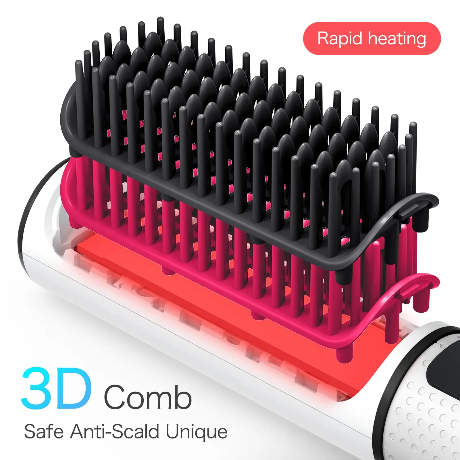 Super capacity battery 5000mah professional negative ion ceramic heating hair care hand straightener conveniently put in bag