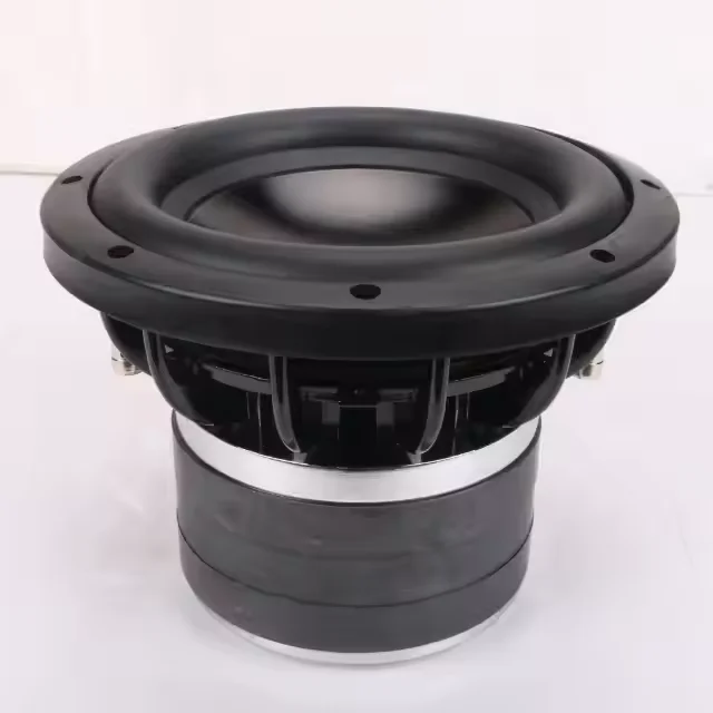 JLD Factory 350W RMS 8 Inch Car Audio Subwoofer 100Oz FEA with Dual Voice Coil Foam Surround and Aluminium Basket