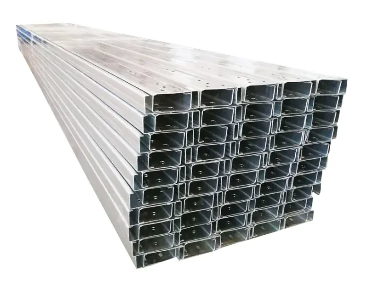 Steel Processing Parts Galvanized U Beam Steel U Channel Structural Steel C Channel / Z Profile Purlin Price