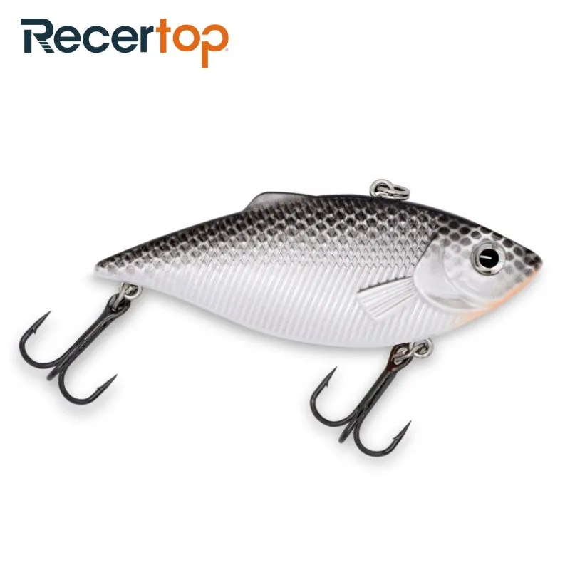 High quality 64mm 8g sinking lipless crankbait vib vibe bait ice jigging lure rattle traps fishing lures