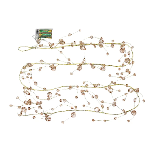New Arrival Fairy Beads Garland Led Copper Warm White String Light For Holiday Wedding Party Decoration