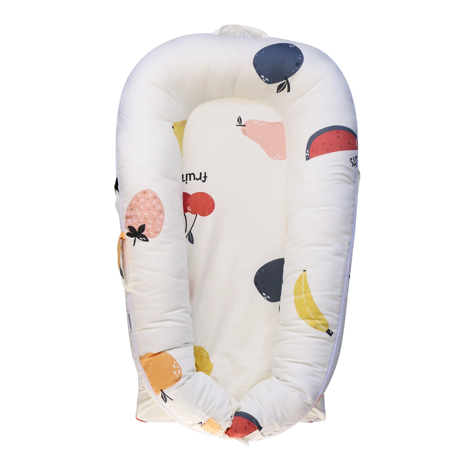 New Design Baby Lounger Super Soft 100% Cotton Newborn Mini Baby Nest Bed Set