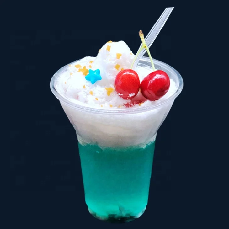 9/12oz disposable PET plastic smoothie cup