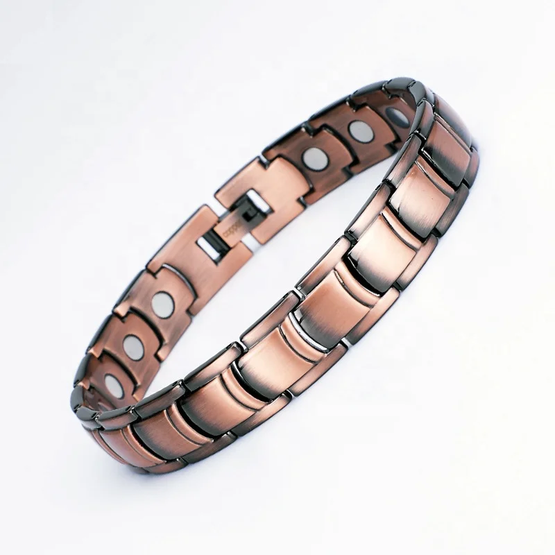 Fashion jewelry emf protection anti radiation Bracelets magnetic health Therapeutic copper healing loss weight bangle bracelet
