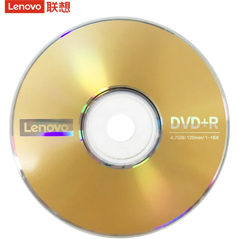 Singal layer movie burning 4.7GB dvd+r 16X music blank dvd disc for Lenovo