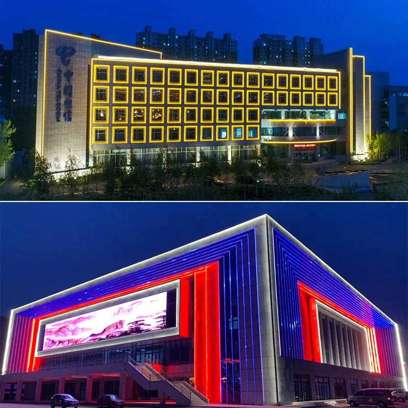 dmx led rgb tube light for building decoration
