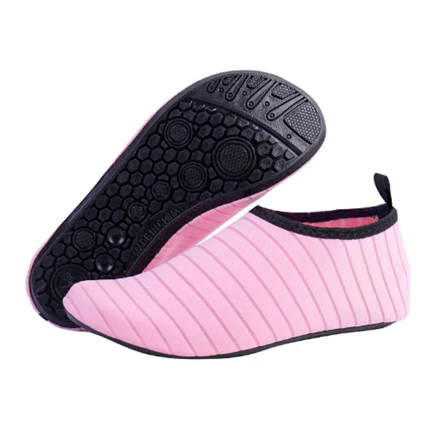 Portable men women kids quick dry barefoot beach aqua water shoes for sport