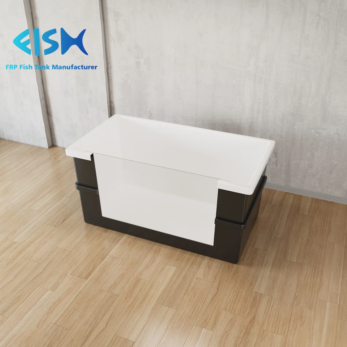 fishfrp 2023 listing famous recirculating warehouse fresh water large-scale glass fiber fish aquaculture pond tank