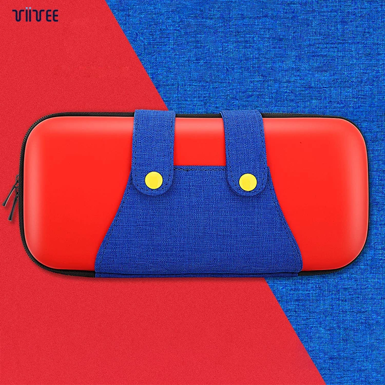 
Travel Cartoon Game Hard Shell Carrying Case Accessory EVA Super Mario Storage Bag for Nintendo Switch and NS Lite Mini Console 