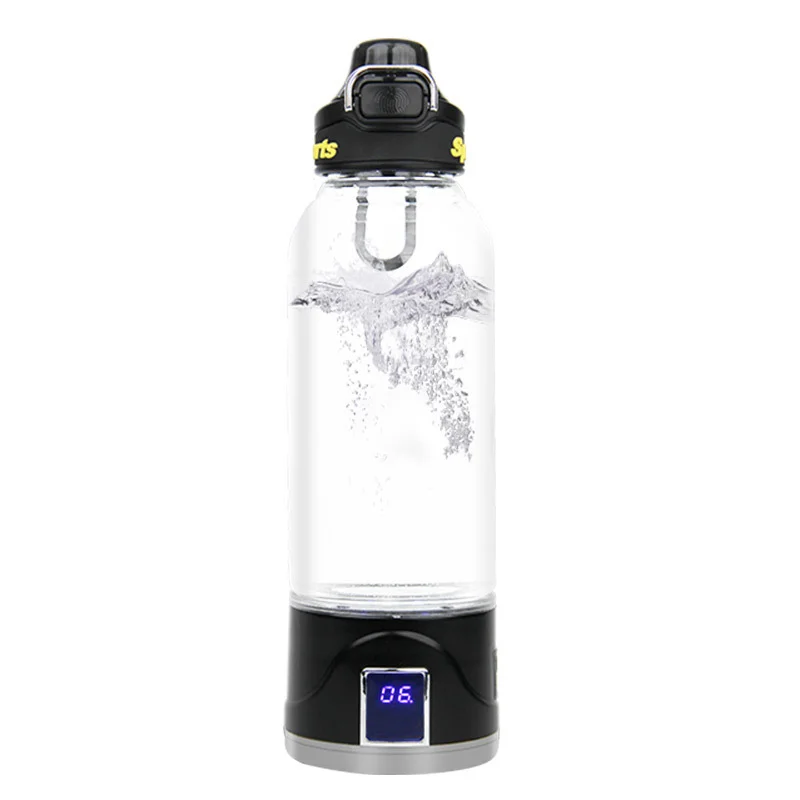 Factory Price Hydrogen Water Bottle Glass 1000ml New Design Portable h2 Rich Water Bottle Hydrogen Water Machine Generator