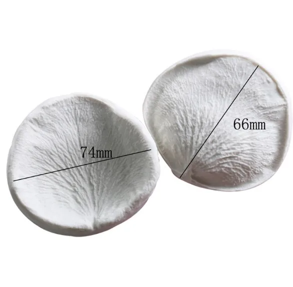 Rose Petal Veins Silicone Flower Fondant Decorating Molds 3D Pastry Chocolate Cake Homemake Baking Tools