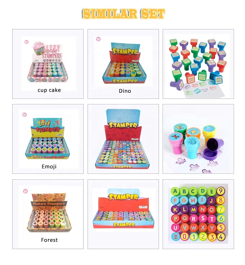 kids 2020 New set 50 pcs stemple number custom stamp for children