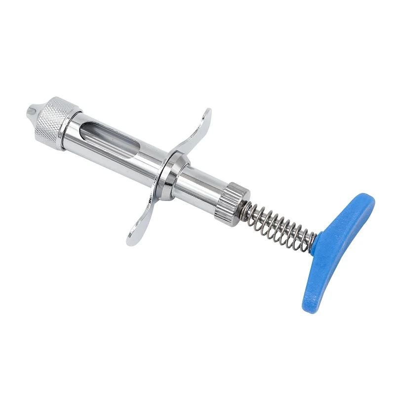 2ml Automatic Veterinary Syringe Continuous Poultry Vaccine Injector Chick Vaccinator Syringe Chicken Fowl Pox Needle