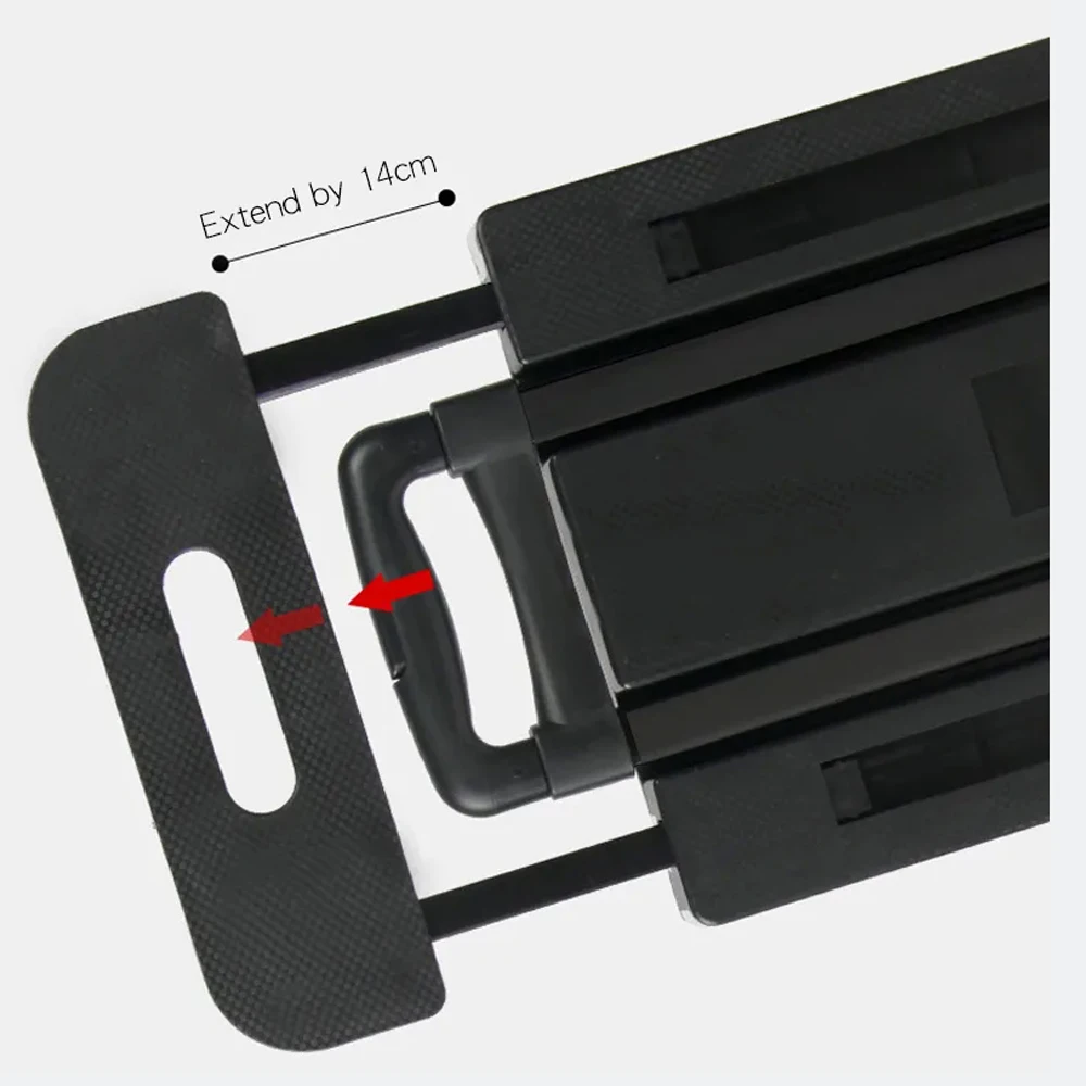 DYSC Outdoors quality platform folding plastic garden trolley with telescopic handle portable garden hand truck