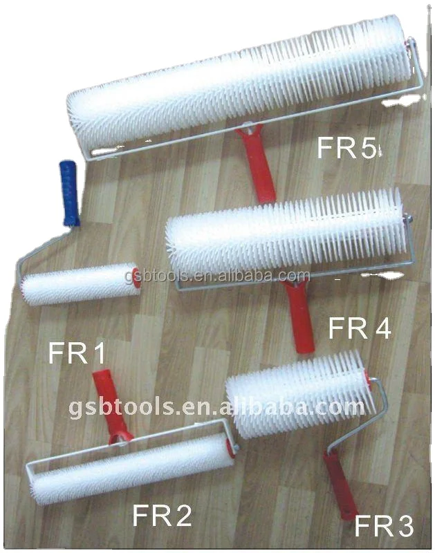 floor decor paint tools Professional levering roller brushes epoxy floor coating epoxy tool Spike Roller