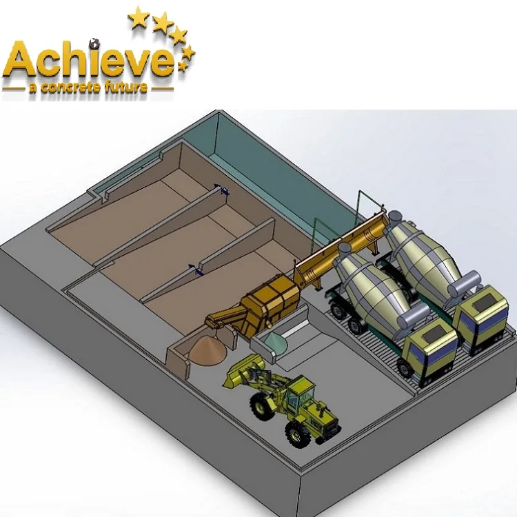 TF-135 CONCRETE RECYCLE SYSTEM  Concrete recycler Ready mix reclaimer