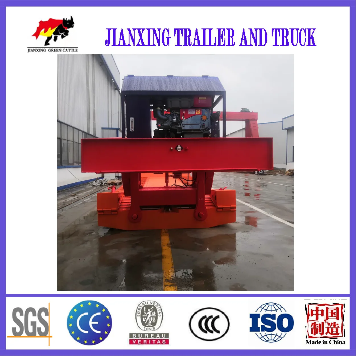 3 Axles Drop Deck Lowboy Semitrailer Low Platform For Sale Heavy Duty Excavator Trailer Transport