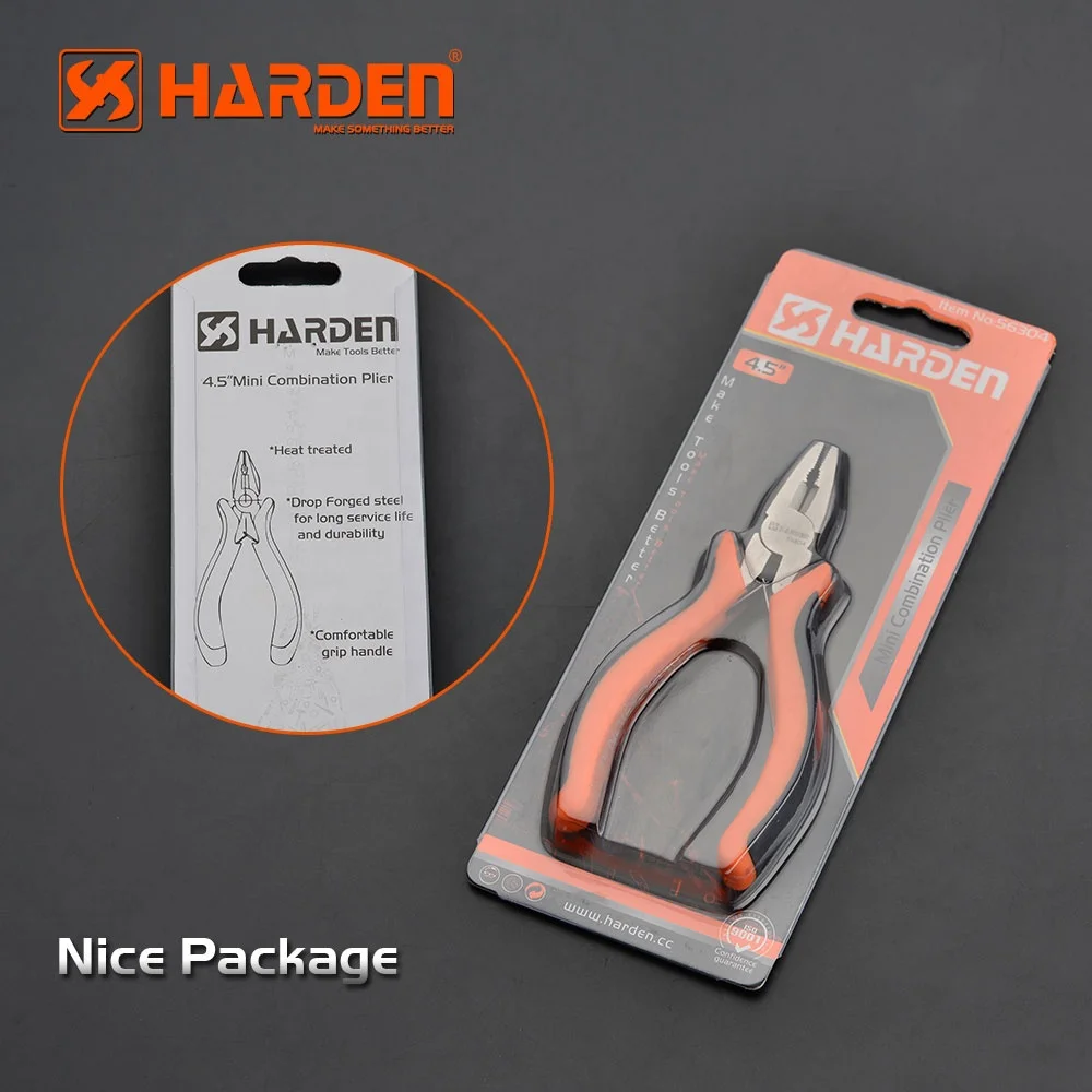 OEM Professional Hand Tools Pliers Chrome Vanadium 4.5 Inch Mini Combination Cutting Plier