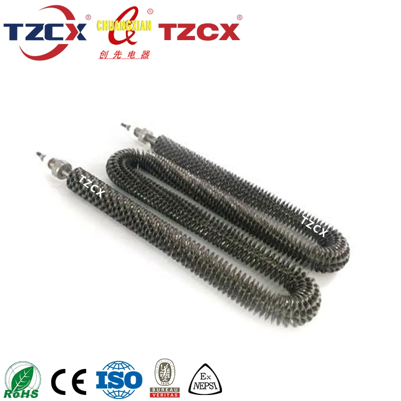 The popular TZCX brand stainless steel electric finned air heater heating element for dryer/baker/oven