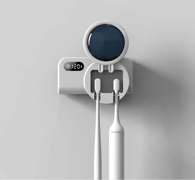 Toothbrush Sanitizer Case Multifunctional Use UVC LED Disinfection Box Portable UV Sterilizer with Air -dry & Time function