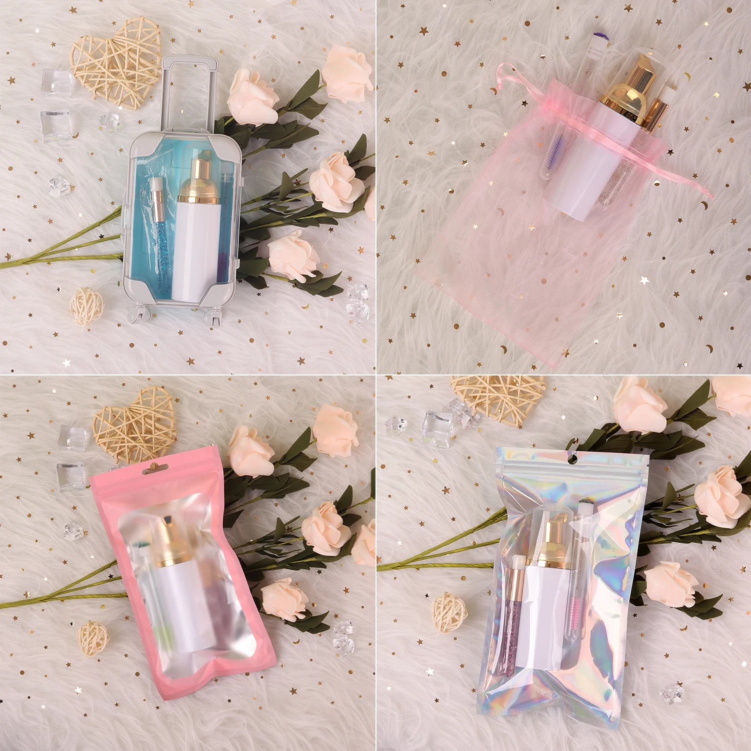 Private Label Mini Eyelash Lash Cleanser Shampoo Aftercare Kit Gentle Deep Remove Eyelash Cleansing Foam With Cleanser Brush