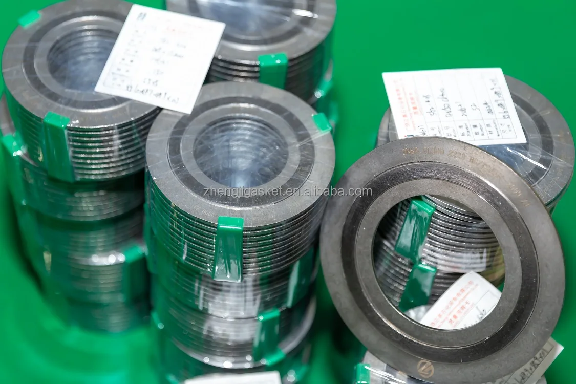 Китай PTFE графитовая углеродистая сталь s304/304L s316/316L спиральная намотанная прокладка (ASME B16.20)