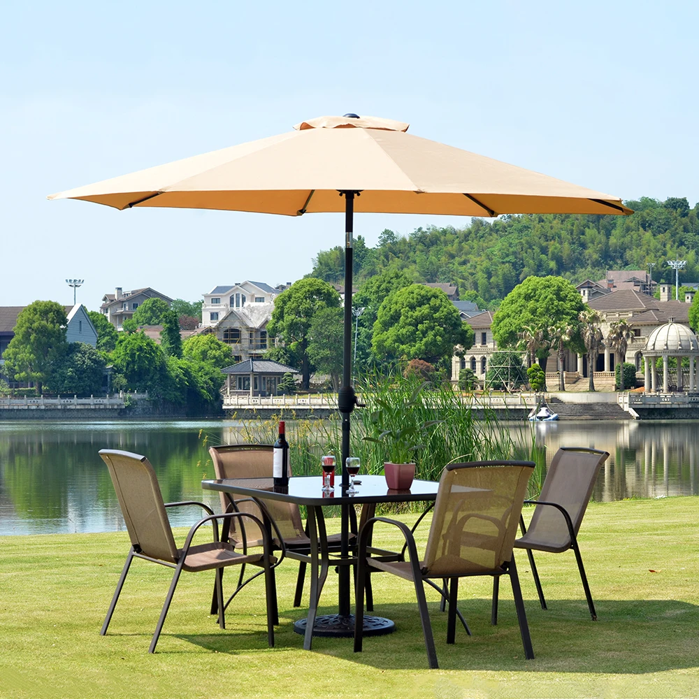 Outdoor Restaurant Patio Umbrella Garden Waterproof Sunshade Umbrella for Sale