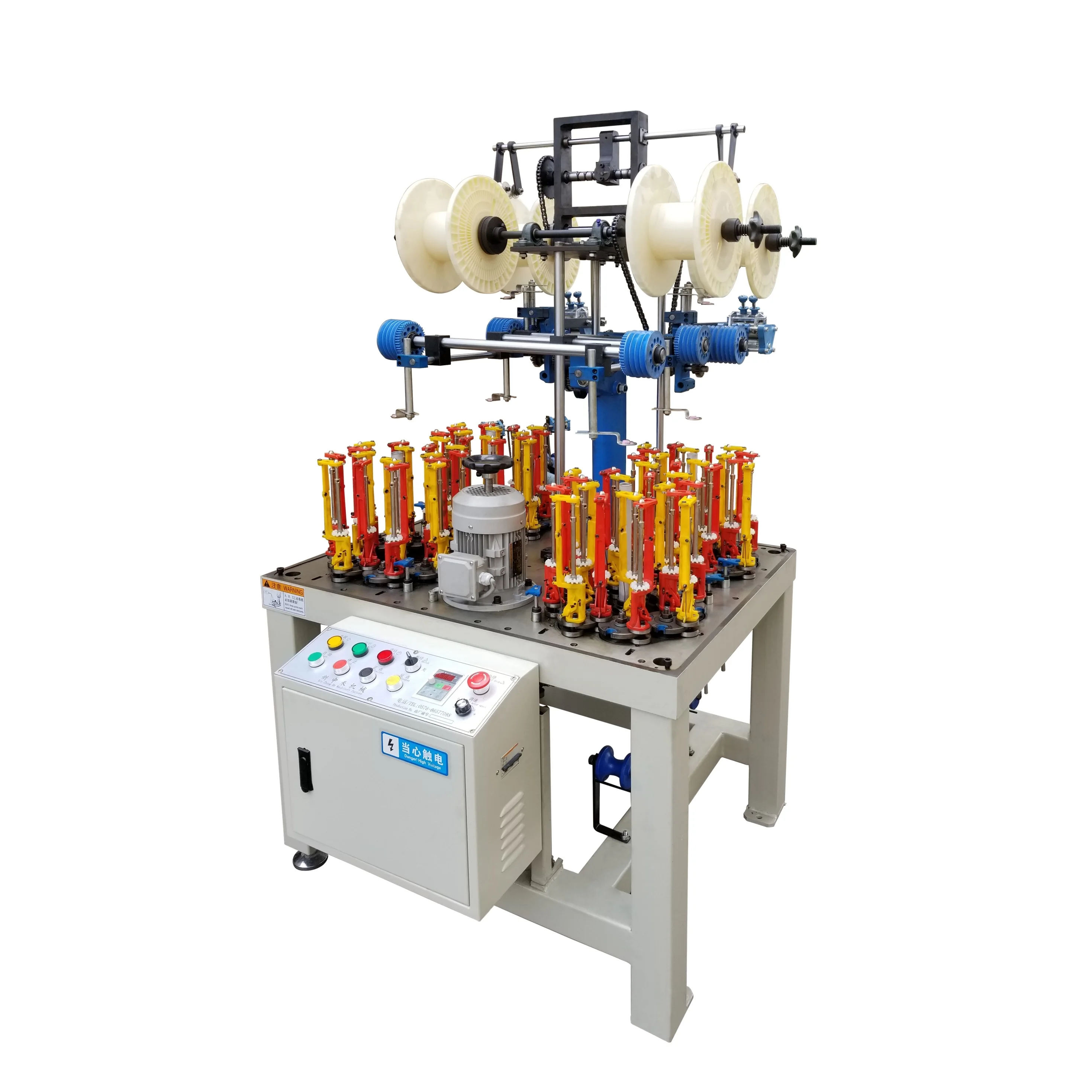 High Speed 16 Spindles Elastic Cord Braiding Machine Rope Making Machine