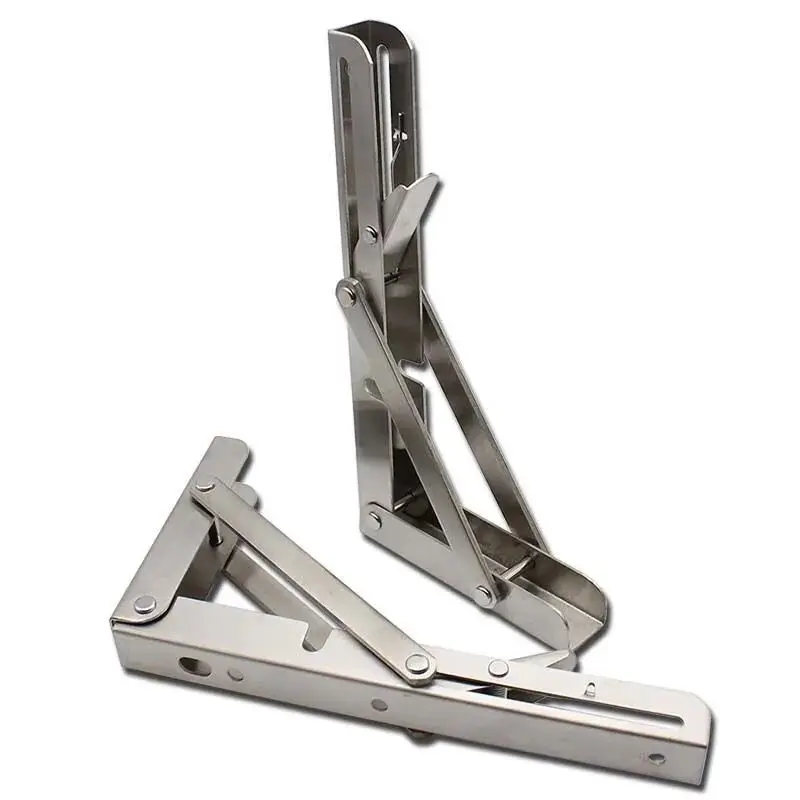 Customized yacht dining table accessories, high-quality stainless steel folding support, high-grade spraying folding support